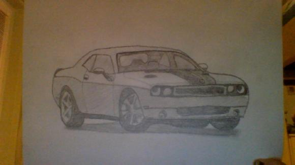 dodge Charger od faninky z Brna